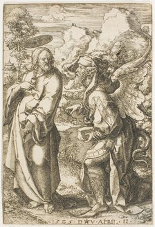 Christ Tempted by the Devil, 1525. Creator: Dirck Vellert.