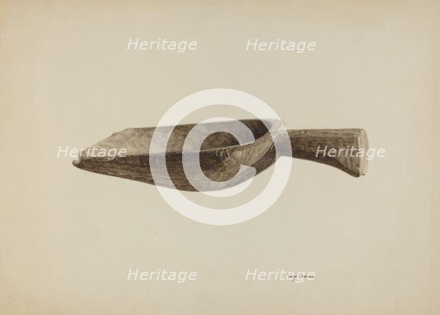 Grain Scoop, c. 1939. Creator: Mary Hansen.