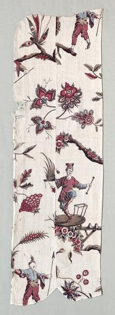 Woodblock Printed Textile Fragments, c. 1785. Creator: Unknown.