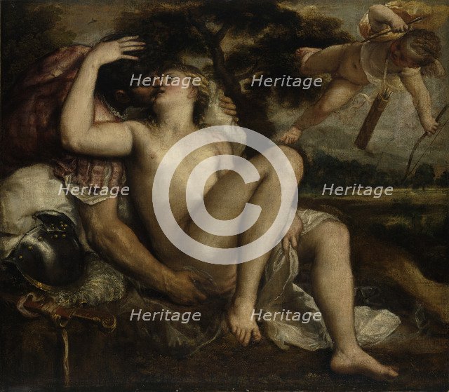 Mars, Venus and Cupid, ca 1530. Artist: Titian (1488-1576)