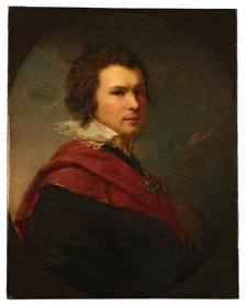 Portrait of the poet Apollon Alexandrovich Maykov (1761-1838), 1796. Artist: Lampi, Johann-Baptist, the Younger (1775-1837)