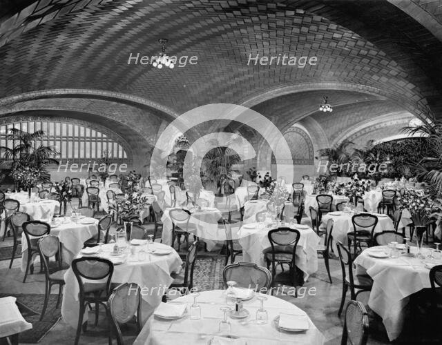 Restaurant, Grand Central Terminal, N.Y. Central Lines, New York, c.between 1910 and 1920. Creator: Unknown.