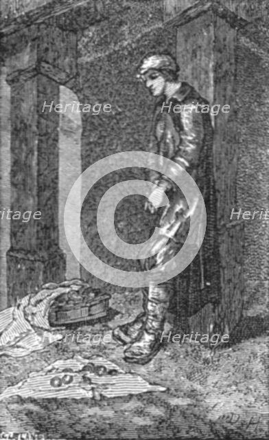 'Apple Dealer.-Riga; The Baltic Provinces of Russia',1875. Creator: Unknown.