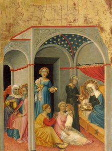 The Nativity of the Virgin, c. 1400/1405. Creator: Andrea di Bartolo.