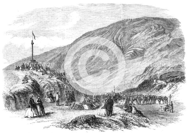 Meeting of Welsh Bards at Lynn Geiriwnydd, in the Vale of Conway, 1865. Creator: Unknown.