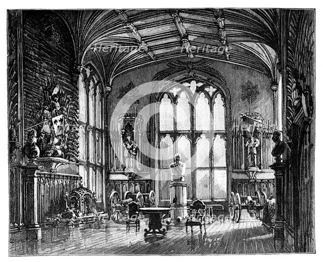The Guard Room, Windsor Castle. Artist: Unknown