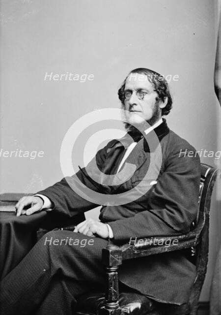 James Brooks, between 1855 and 1865. Creator: Unknown.