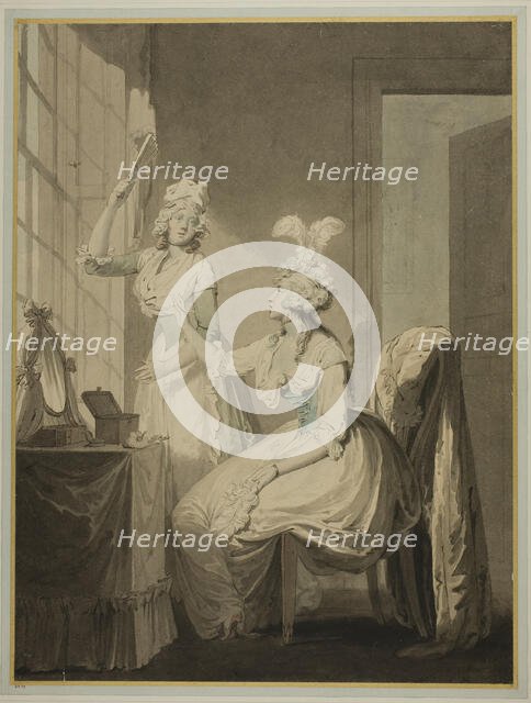 The Lady and the Queen Wasp, 1780/90. Creator: Francis Wheatley.