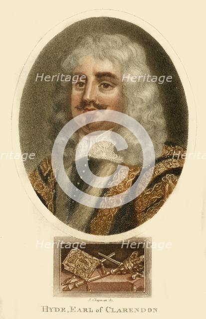 'Hyde, Earl of Clarendon', mid 17th century, (1810). Creator: J Chapman.