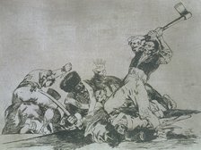 The Disasters of War, a series of etchings by Francisco de Goya (1746-1828), plate 3: 'Lo mismo' …