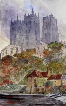 Durham Cathedral, England, 1913. Creator: Cass Gilbert.