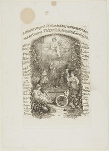 Frontispiece for the Revue Fantaisiste, 1861. Creator: Rodolphe Bresdin.