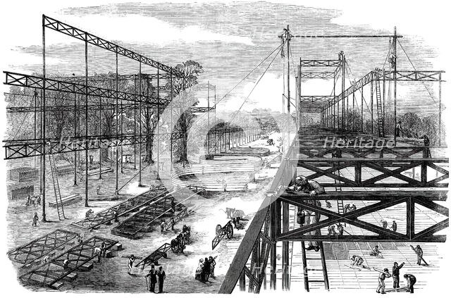 The Great Exhibition of 1851 - General View of the Works - (Looking East), 1850. Creator: Unknown.