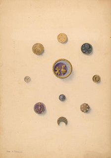 Buttons, c. 1937. Creator: John H. Tercuzzi.