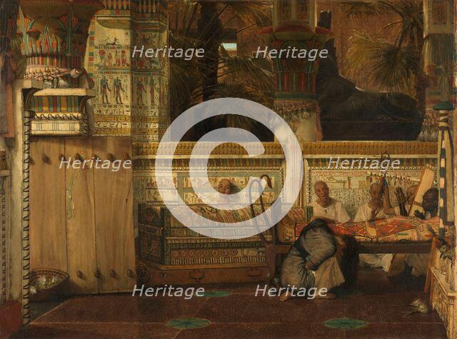The Egyptian Widow, 1872. Creator: Sir Lawrence Alma-Tadema.