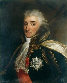 Charles Pierre François Augereau, duc de Castiglione (1757-1816), Marshal of the Empire, 1834. Creator: Lefévre, Robert (1756-1830).
