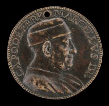 Marcello Capodiferro [obverse], c. 1478. Creator: Unknown.