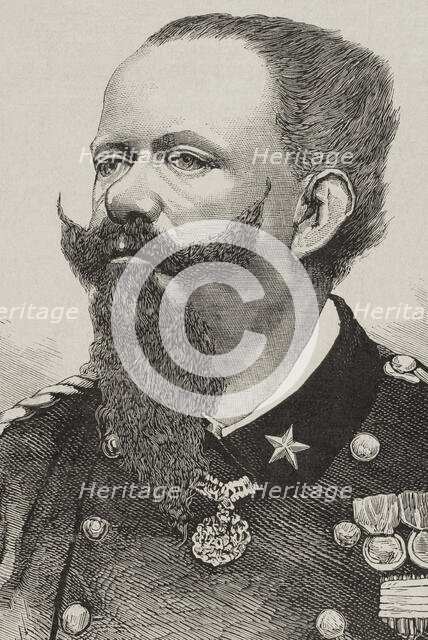 Victor Emmanuel II of Italy, (1820-1878). Sardinia, (1849-1861) and Italy, (1861-1878), 1878. Creator: Bernardo Rico.