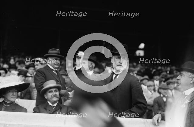 Gov. Foss & Mayor Gaynor, Polo Grounds, 1912. Creator: Bain News Service.