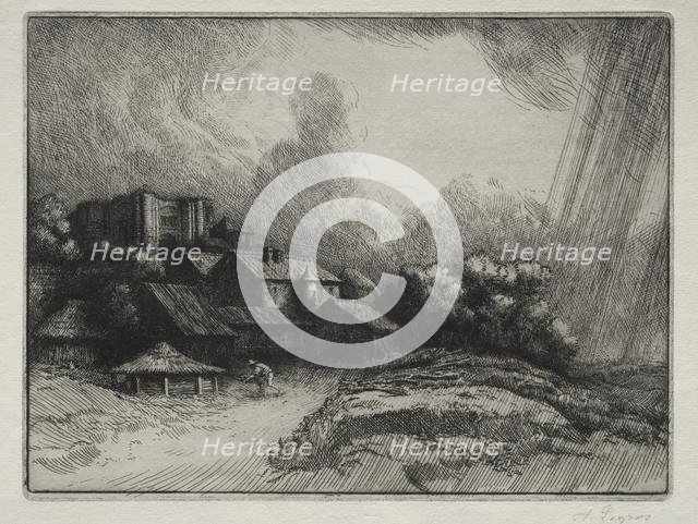 The Abbey Farm. Creator: Alphonse Legros (French, 1837-1911).