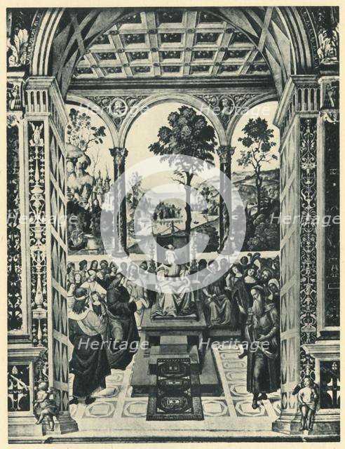 'Aeneas Silvus Piccolomini at the Court of James I of Scotland', (1946).   Creator: Unknown.