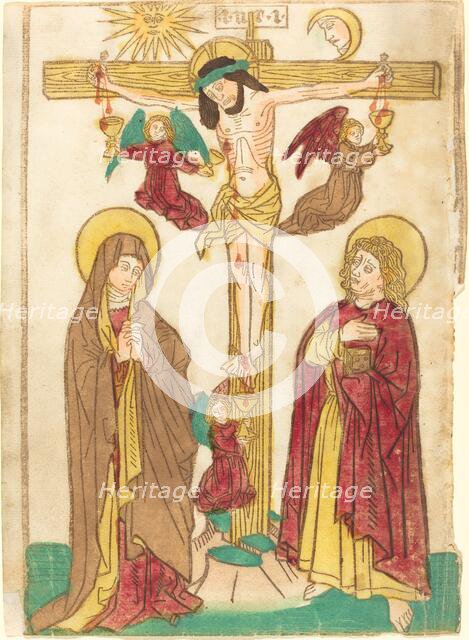 Christ on the Cross with Angels, 1460/1465. Creator: Unknown.