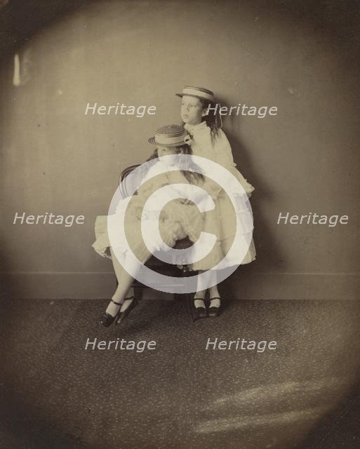 Julia and Ethel Arnold, 1872. Creator: Lewis Carroll (British, 1832-1898).