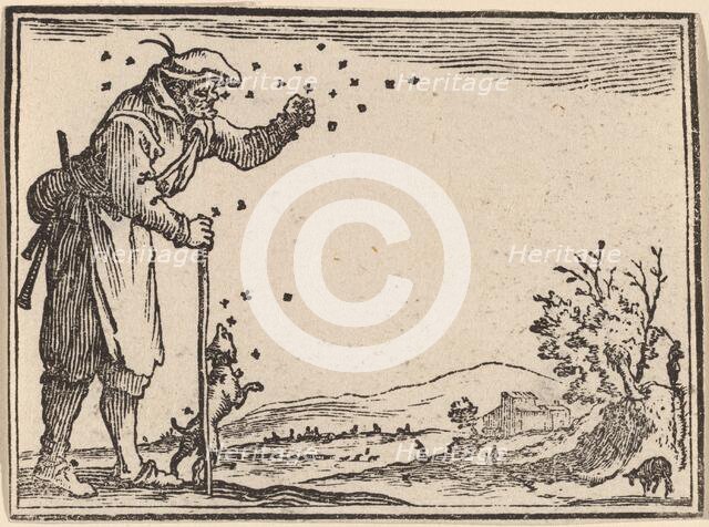 Peasant Attacked by Bees, 1621. Creator: Edouard Eckman.