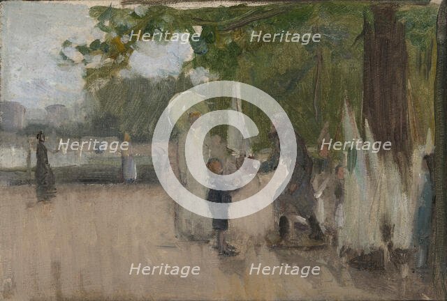 The Man Who Rented Boats, n.d. Creator: Henry Ossawa Tanner.