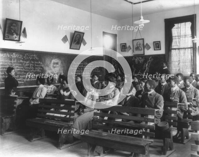 History class, Tuskegee Institute, Tuskegee, Alabama, 1902. Creator: Frances Benjamin Johnston.