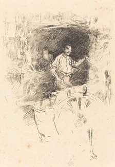 The Blacksmith, 1895/1896. Creator: James Abbott McNeill Whistler.