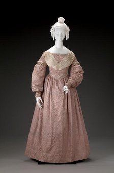 Dress, 1837. Creator: Unknown.