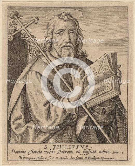 S. Philippus. Creator: Hieronymous Wierix.