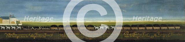 A Plain Representation of the Teams and Trams of Coal, brought down to Pillgwenlly..., 1821. Creator: John Thomas.