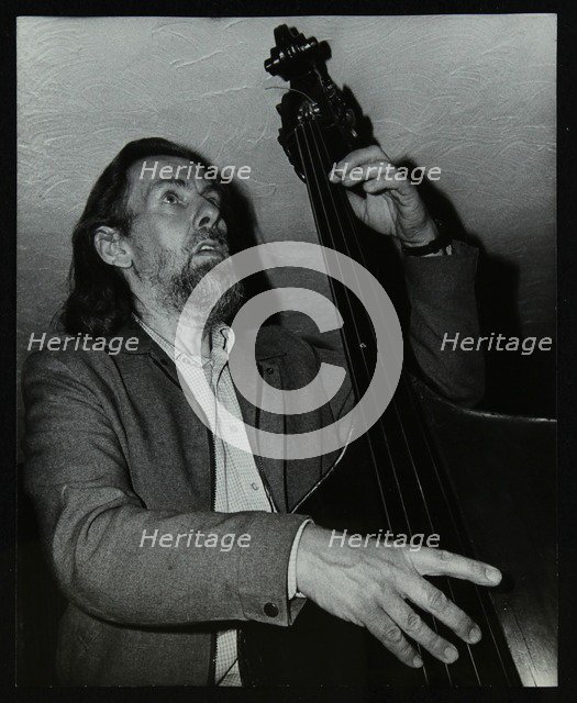 Bassist Peter Ind at the Bass Clef, London, 1985. Artist: Denis Williams