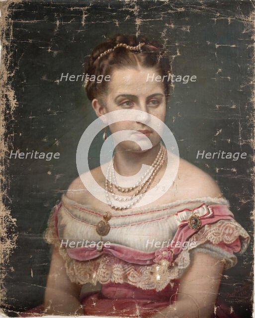 Queen Olga of Greece, 1868. Creator: Elisabeth Baumann.