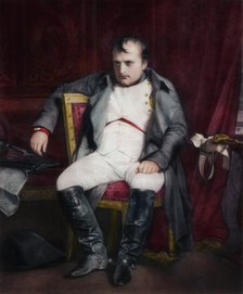 'Napoleon at Fontainebleau During the First Abdication - 31 March 1814', (1845).Artist: Paul Delaroche