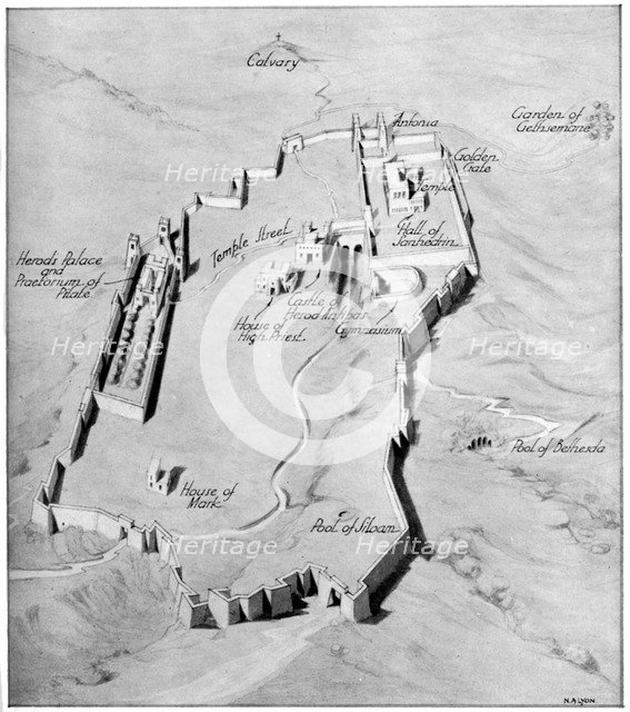 Jerusalem, 1926.Artist: NA Lyon