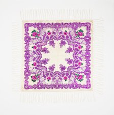 Scarf, European, 1860-90. Creator: Unknown.