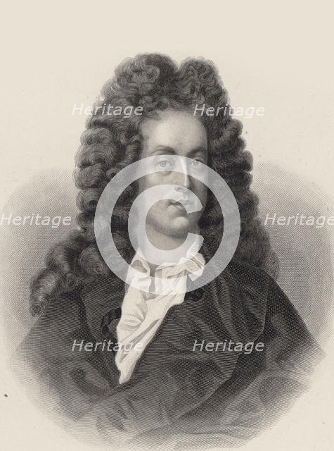 Portrait of the composer Henry Purcell (1659-1695). Creator: Anonymous.