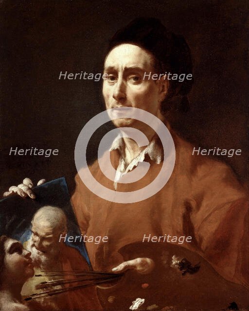 Self-Portrait, 1756. Creator: Capella, Francesco (1711-1784).