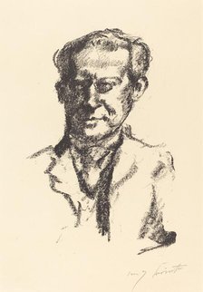 Arno Holz, 1922. Creator: Lovis Corinth.