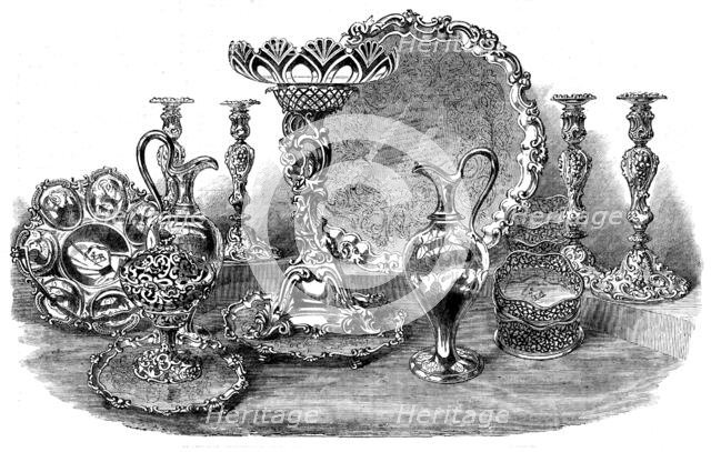 Plate for presentation to Mr. Capreol [?] by his Fellow Citizens of Toronto, Canada West, 1858. Creator: Unknown.