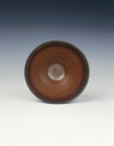 Jian stoneware brown bowl, Southern Song/Yuan dynasty, China, 13th century. Artist: Unknown