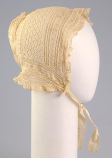 Cap, American, ca. 1860. Creator: Unknown.