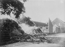 Belgian Farm House -- fired by Germans, between c1914 and c1915. Creator: Bain News Service.