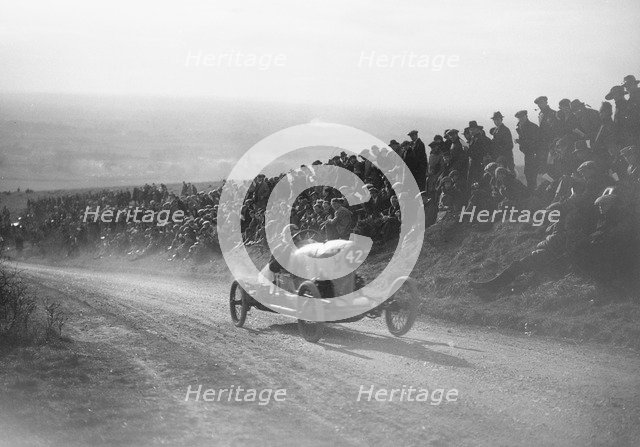 GN of Archie Frazer-Nash, Essex Motor Club Kop Hillclimb, Buckinghamshire, 1922. Artist: Bill Brunell.