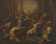 The Raising of Lazarus, 1715-1740. Creator: Alessandro Magnasco.