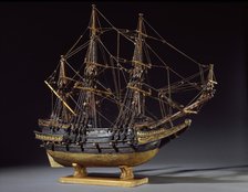 Model Ship, 17th century. Artist: Unknown.