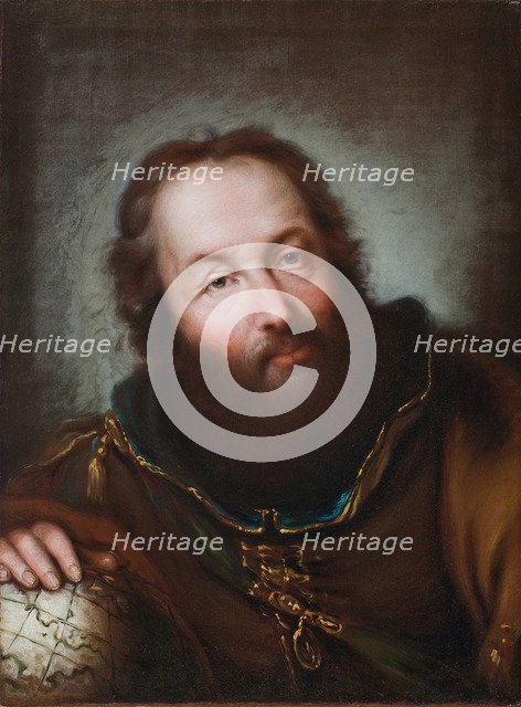 Portrait of Christopher Columbus. Artist: Nogari, Giuseppe (1699-1763)